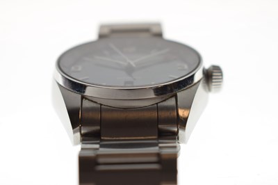 Lot 76 - Georg Jensen - Gentleman's stainless steel automatic bracelet watch