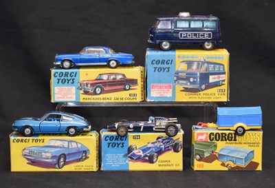 Lot 430 - Corgi Toys - Five boxed diecast models