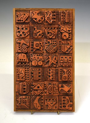 Lot 391 - Ron Hitchins (1926-2019) - Modernist plaque