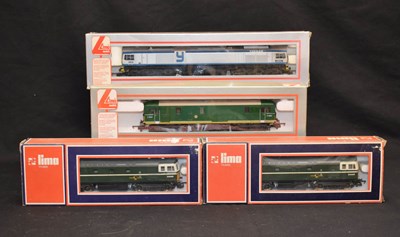 Lot 462 - Lima - Four boxed 00 gauge railway trainset locomotives