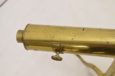 Lot 424 - Early 19th century brass single draw telescope by Dollond, London