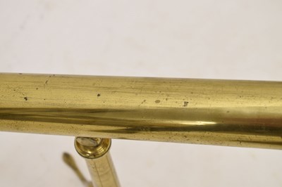 Lot 424 - Early 19th century brass single draw telescope by Dollond, London