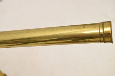 Lot 424 - Early 19th century brass single draw telescope by Dollond, London