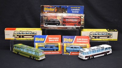 Lot 428 - Dinky Toys - Group of five boxed diecast model vehicles