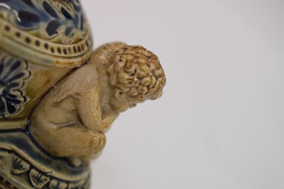 Lot 223 - Doulton Lambeth inkwell