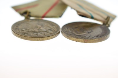 Lot 418 - USSR / Russian medals Defence of Leningrad and Defence of Stalingrad