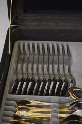 Lot 345 - SBS Rostfrei Edelstahl two-tone canteen of cutlery