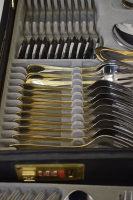 Lot 345 - SBS Rostfrei Edelstahl two-tone canteen of cutlery