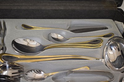 Lot 345 - SBS Rostfrei Edelstahl two-tone canteen of cutlery