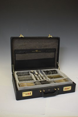 Lot 345 - SBS Rostfrei Edelstahl two-tone canteen of cutlery