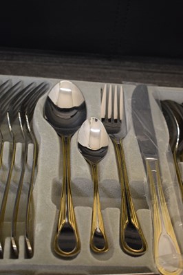 Lot 345 - SBS Rostfrei Edelstahl two-tone canteen of cutlery