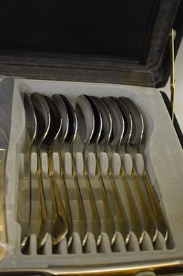 Lot 345 - SBS Rostfrei Edelstahl two-tone canteen of cutlery