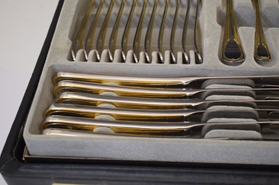 Lot 345 - SBS Rostfrei Edelstahl two-tone canteen of cutlery