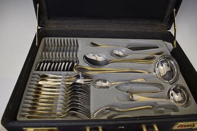 Lot 345 - SBS Rostfrei Edelstahl two-tone canteen of cutlery