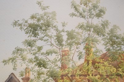Lot 631 - George Pritchard - Watercolour - 'St John's Hospital, Canterbury'