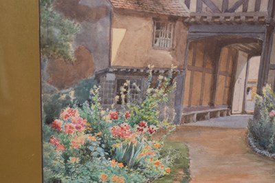 Lot 631 - George Pritchard - Watercolour - 'St John's Hospital, Canterbury'