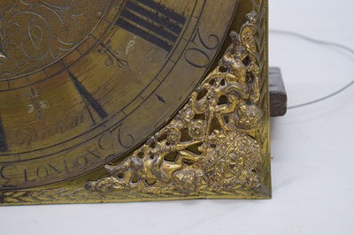 Lot 435 - John Andrews, London brass clock dial and movement