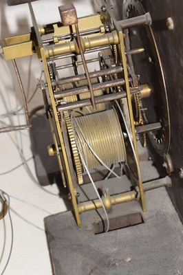 Lot 435 - John Andrews, London brass clock dial and movement