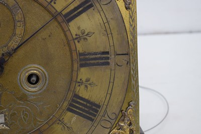 Lot 435 - John Andrews, London brass clock dial and movement