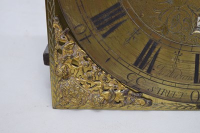 Lot 435 - John Andrews, London brass clock dial and movement