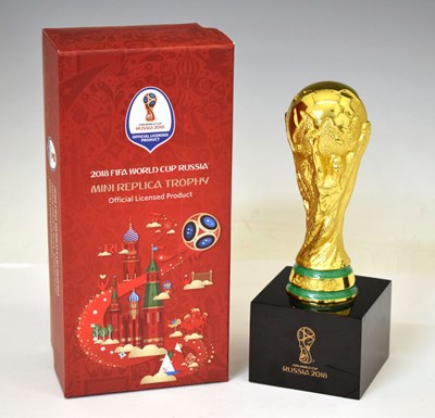 Lot 379 - 2018 FIFA World Cup Russia officially licensed mini replica trophy