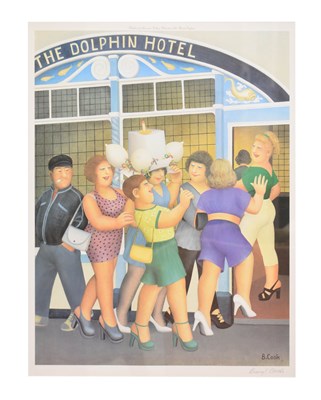 Lot 589 - Beryl Cook (1926-2008) - Signed print - 'Dolphin Hotel'