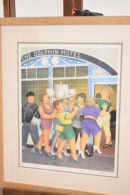 Lot 589 - Beryl Cook (1926-2008) - Signed print - 'Dolphin Hotel'