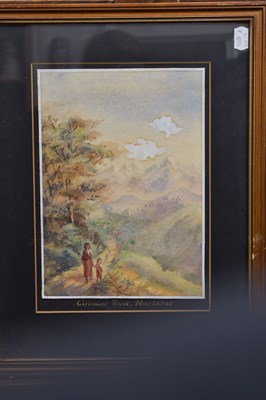 Lot 327 - Group of four early 20th century unsigned watercolour studies of India