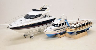 Lot 480 - Three kit built radio controlled boats