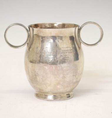 Lot 281 - Victorian silver trophy cup