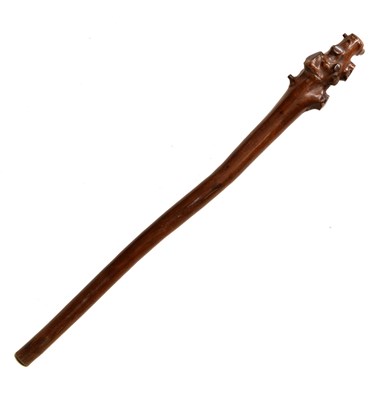 Lot 182 - Ethnographica - Fijian ironwood Vanikau waka or war club