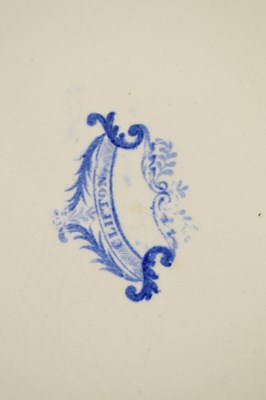 Lot 207 - Pountney & Allies blue and white Pearlware serving plate from the 'Bristol Views Series', circa 1830