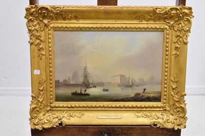 Lot 311 - Nicholas Condy (British, 1799-1857) - Oil on canvas - The entrance to Cumberland Basin