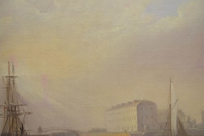 Lot 311 - Nicholas Condy (British, 1799-1857) - Oil on canvas - The entrance to Cumberland Basin