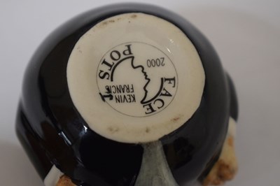 Lot 536 - Two Kevin Francis Face Pots - Churchill and Tony Blair