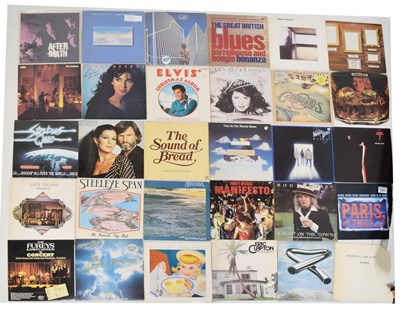 Lot 394 - Quantity of late 20th century vinyl albums, singles / 45rpm, etc