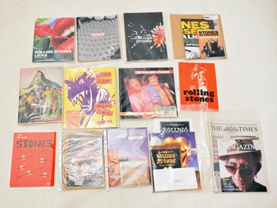 Lot 396 - Collection of Rolling Stones concert programs, tickets, and ephemera