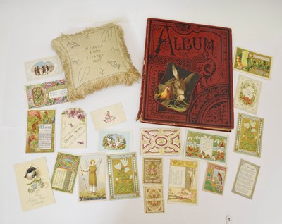 Lot 321 - Victorian scrap album