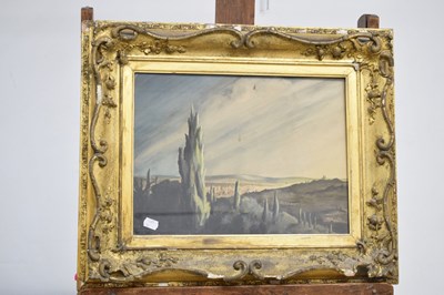 Lot 316 - Circle of Edward Lear, (1812-1888) - Watercolour - Firenze from Villa Collina Ridente