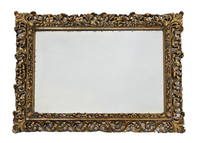 Lot 740 - 20th century carved gilt framed wall mirror