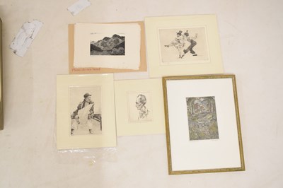 Lot 583 - David Goddard - Signed limited edition wood engraving - The County Stile