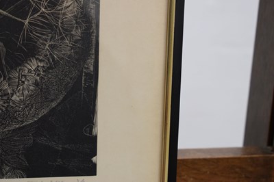 Lot 296 - George Tute RE (b.1933) - Signed limited edition wood engraving, 'Dandelion Field'