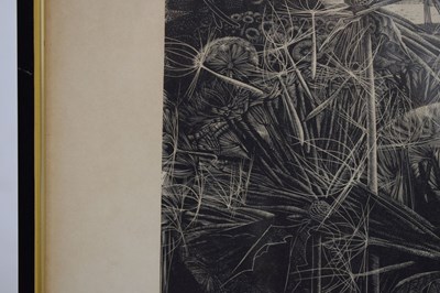 Lot 296 - George Tute RE (b.1933) - Signed limited edition wood engraving, 'Dandelion Field'