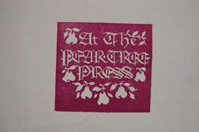 Lot 292 - Gabriel Pippet (1880-1962) - For 'A Little Rosary' (Pear Tree Press, 1930)