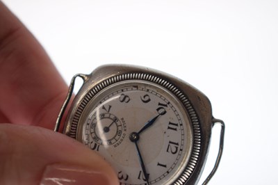 Lot 57 - Rolex - Gentleman's 1920s Oyster silver cased watch