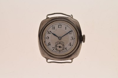 Lot 57 - Rolex - Gentleman's 1920s Oyster silver cased watch