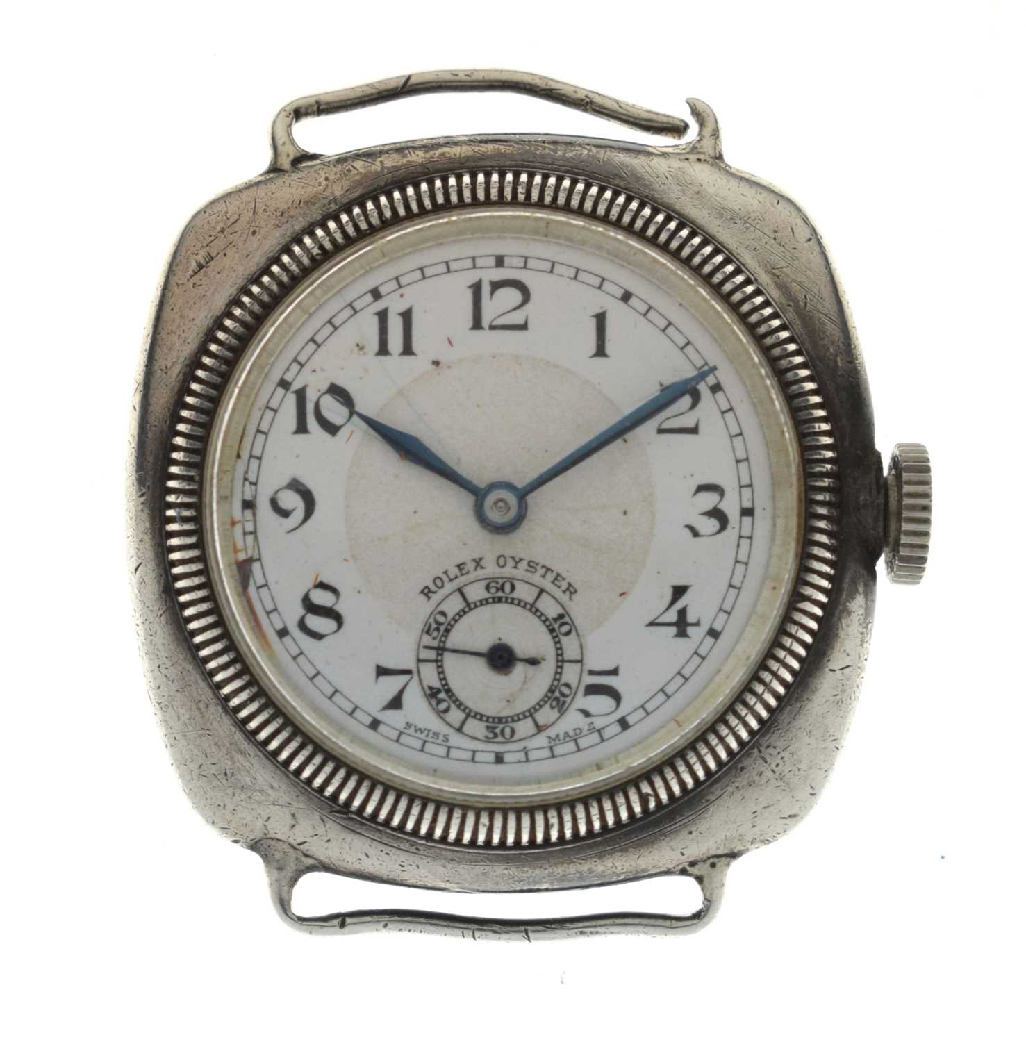 Lot 57 - Rolex - Gentleman's 1920s Oyster silver cased watch