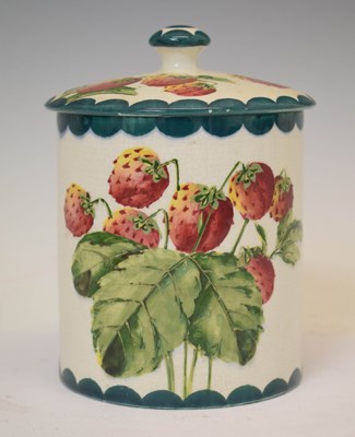 Lot 488 - Wemyss preserve pot and cover