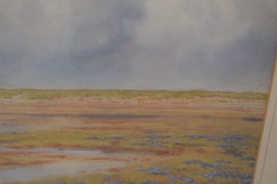 Lot 607 - Frederick Henry Partridge (British 1849-1929) - Watercolour - North Norfolk estuary scene
