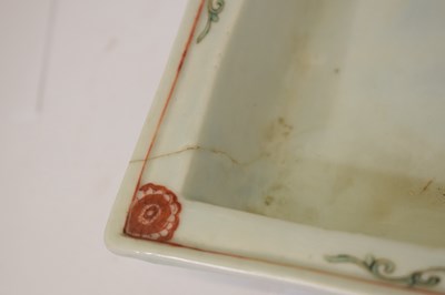 Lot 536 - Chinese Canton Famille Verte jardinière or planter and stand